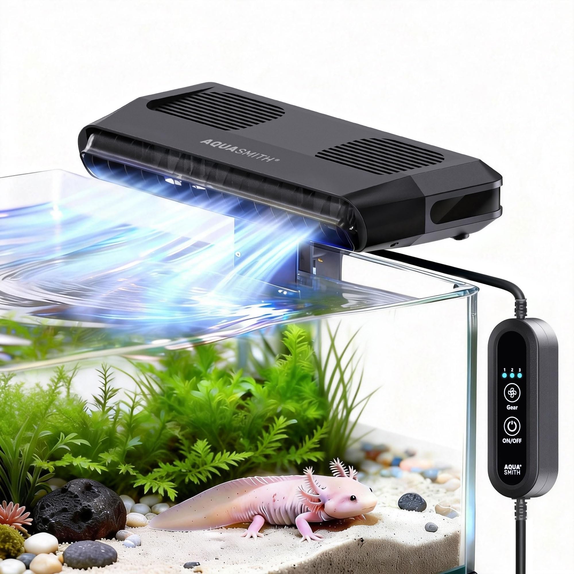 Marine Coral - Aquarium Fan, Ultra-Quiet Fish Tank Chiller,