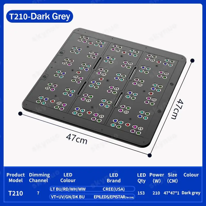 TLF KASSRAY T210 210W Full Cov - огляд і ціна Reef Lighting