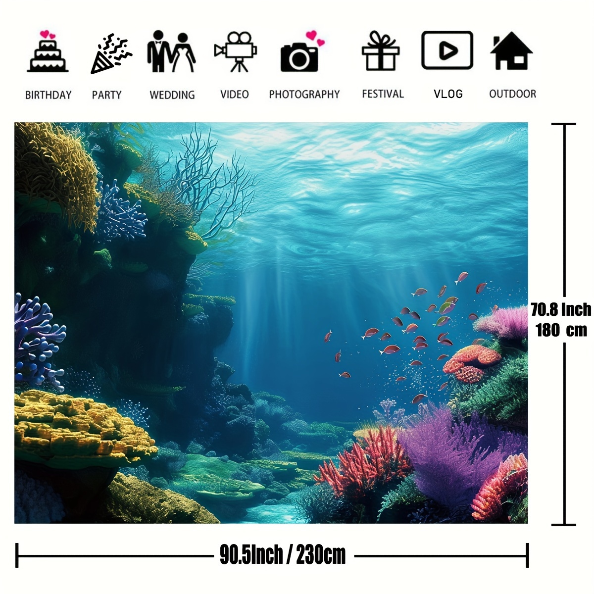 1pc Underwater Coral Reef Fish - огляд і ціна Marine Aquarium